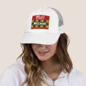 hallo mijn naam is McLeod Scottish Clan Tartan Trucker Pet (In situ)