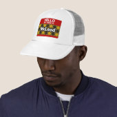hallo mijn naam is McLeod Scottish Clan Tartan Trucker Pet (In situ)