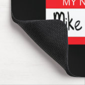 Hallo Mijn naam is Mike Oxlong Fun Volwassen Humor Muismat (Hoek)