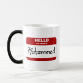hallo mijn naam is Mohammed (rood) Magische Mok (Links)