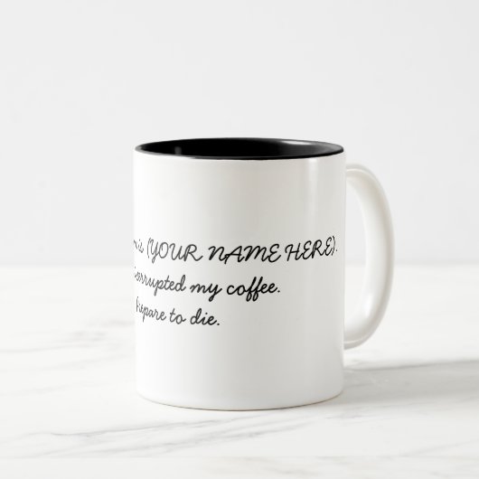 hallo, mijn naam is  Mok (Voorkant rechts)