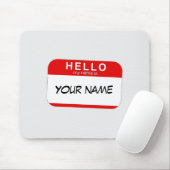 hallo mijn naam is Mousepad Muismat (Met muis)