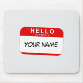 hallo mijn naam is Mousepad Muismat (Voorkant)