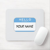 hallo mijn naam is Mousepad Muismat (Met muis)