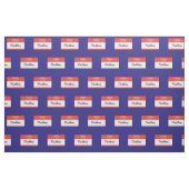 hallo Mijn naam is Naam Tag Stof (Fat Quarter)