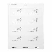 Hallo Mijn Naam Is Naamlabel Etiket (Full Sheet)