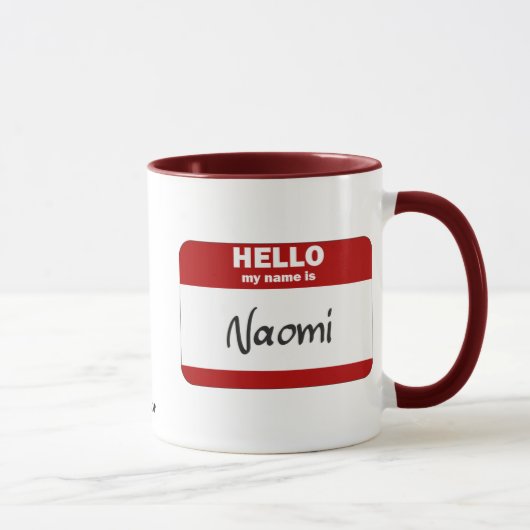 hallo mijn naam is Naomi (rood) Mok (Rechts)