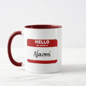 hallo mijn naam is Naomi (rood) Mok (Links)
