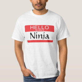 hallo mijn naam is Ninja T-shirt