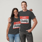 hallo mijn naam is papa Name ag Funny Gay T-shirt (Unisex)