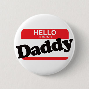 hallo mijn naam is papa ronde button 5,7 cm