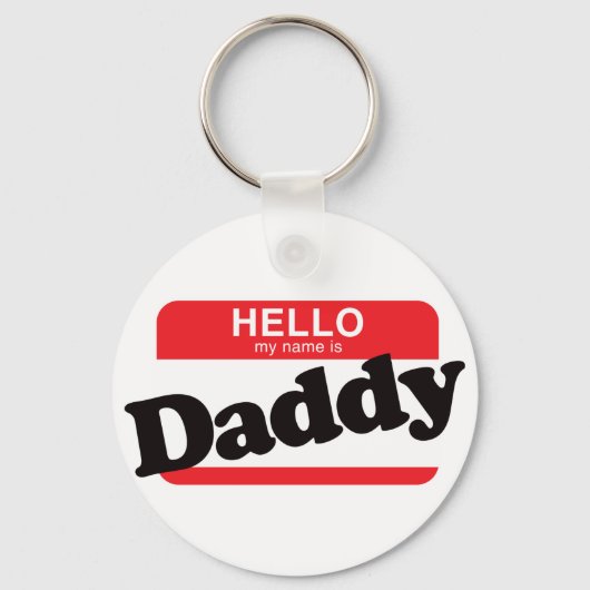 hallo mijn naam is papa sleutelhanger (Voorkant)