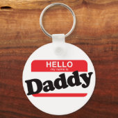 hallo mijn naam is papa sleutelhanger (Voorkant)