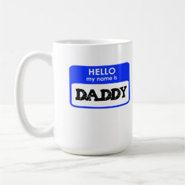 Hallo Mijn naam is pappa nieuwe vader cadeau papa Koffiemok