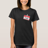 Hallo Mijn naam is Paula Funny Halloween klantnaam T-shirt (Voorkant)
