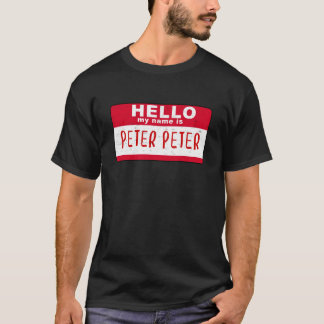 hallo mijn naam is Peter Pumpkin Eater T-shirt