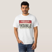 Hallo Mijn naam is Problemen T-shirt (Voorkant volledig)