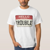 Hallo Mijn naam is Problemen T-shirt (Voorkant)
