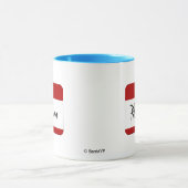 hallo mijn naam is Rhiannon (rood) Mok (Midden)