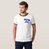 hallo mijn naam is _____ Ringer T-shirt (Voorkant volledig)