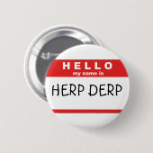 hallo mijn naam is ronde button 5,7 cm (Voorkant /achterkant)