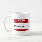  Hallo mijn naam is... (Rood) Koffiemok (Links)