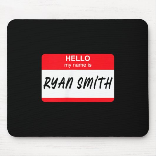 Hallo mijn naam is Ryan ag Muismat (Voorkant)