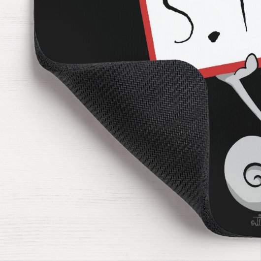 hallo mijn naam is S.T.F.U. Foamy Mousepad Muismat (Hoek)