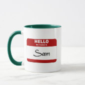 hallo mijn naam is Sam (rood) Mok (Links)