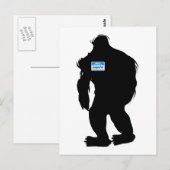 hallo-mijn naam is Sasquatch Briefkaart (Voorkant / Achterkant)