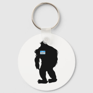 hallo-mijn naam is Sasquatch Sleutelhanger