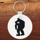 hallo-mijn naam is Sasquatch Sleutelhanger (Voorkant)