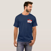 hallo mijn naam is Sheldon (rood) T-shirt (Voorkant volledig)