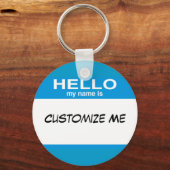 hallo mijn naam is ... sleutelhanger (Voorkant)