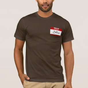 hallo mijn naam is Steve (rood) T-shirt