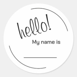 hallo mijn naam is Sticker