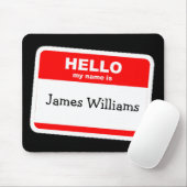 Hallo Mijn naam is Sticker Muismat (Met muis)