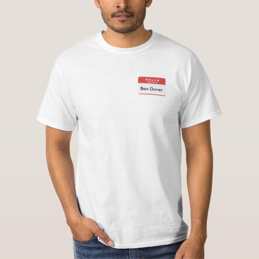 hallo-mijn-naam-is t-shirt (Voorkant)