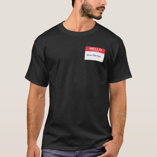 Hallo Mijn naam is… T-shirt (Voorkant)