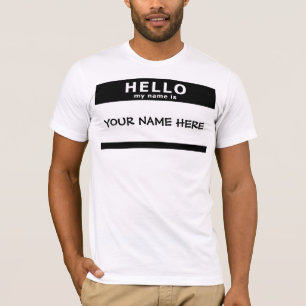 hallo mijn naam is t-shirt