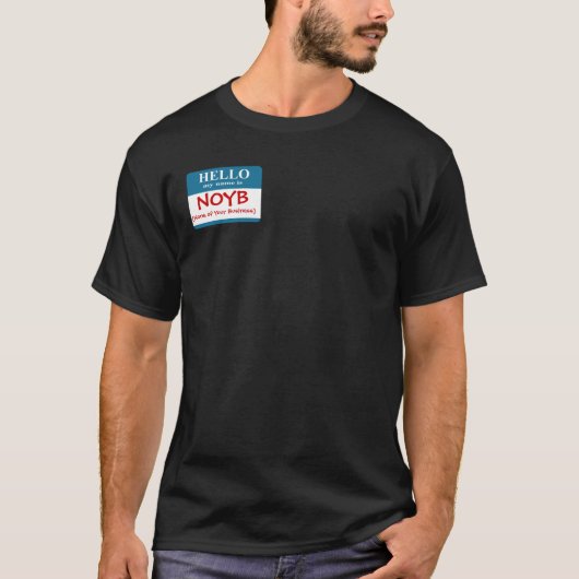 hallo, mijn naam is t-shirt (Voorkant)