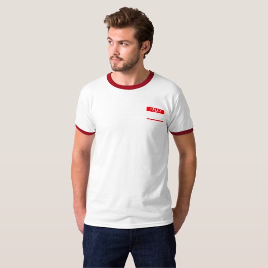 hallo mijn naam is: t-shirt (Voorkant volledig)