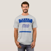 hallo mijn naam is t-shirt (Voorkant volledig)