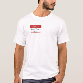 hallo MIJN NAAM IS.... T-shirt