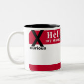 hallo mijn naam is tweekleurige koffiemok (Links)