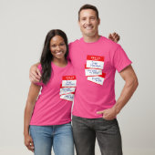 hallo mijn naam is vrienden t-shirt (Unisex)
