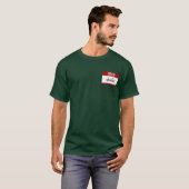 hallo mijn naam is Xander (rood) T-shirt (Voorkant volledig)