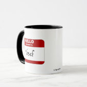hallo mijn naam is Yosef (rood) Mok (Voorkant links)