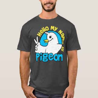 hallo mijn naam zijn duivenvogels t-shirt