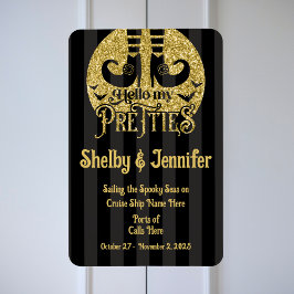 Hallo Mijn Pretties Halloween Cruise Door Magneet